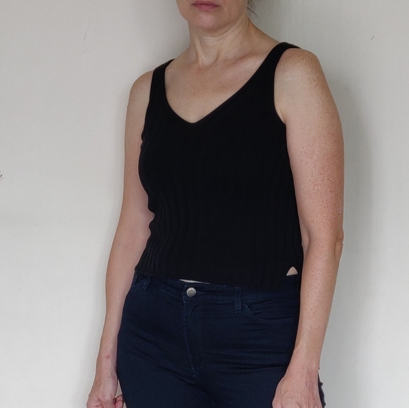 Greenfield Tops - Italian knitted top, S, cotton